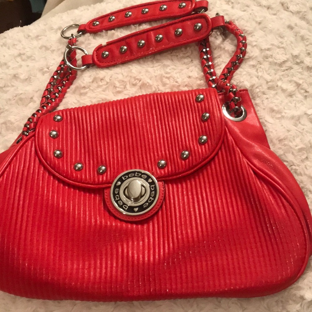 Bebe Burnt Orange Bag.